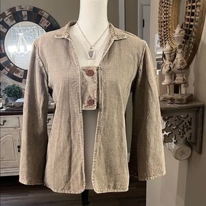 Women's Casual Button-Front Jacket